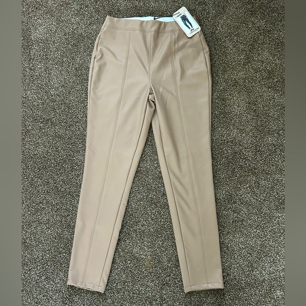 Stylish Skinny Tan Pants
